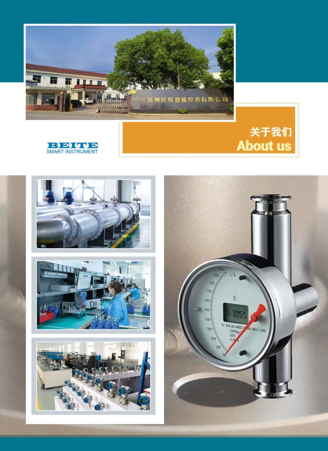 Compressed Air Vortex Flow Meter Pressure Temperature Compensation Type Pulse Output