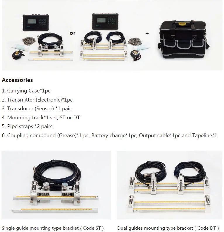 Factory Price Sale Clamp on Wall Mounted Ultrasonic Flowmeter Ultrasonic Flow Meter Sensor