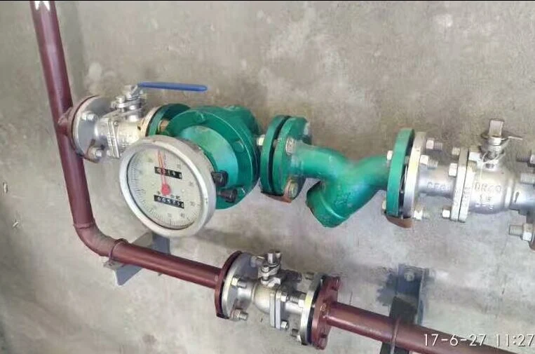 Asphalt Bitumen Fuel Oil High Temperature Oil Oval Gear Flow Meter