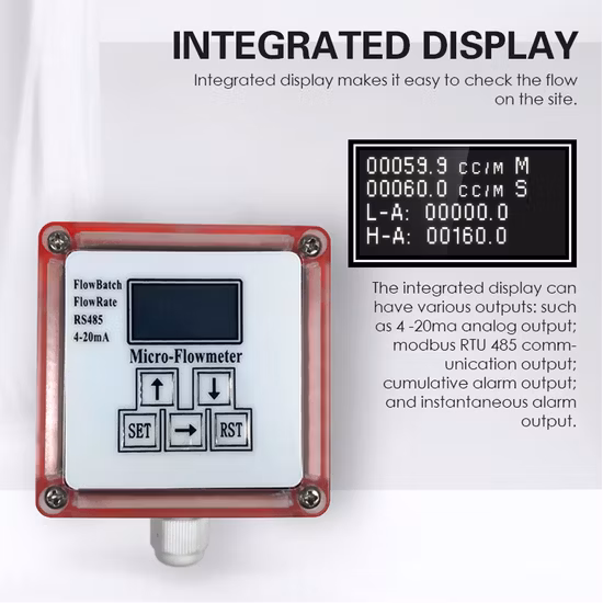 スマートデジタルディスプレイ液体接着剤圧力計ディーゼル流量液体レベルセンサー水流量計石油燃料マイクロオーバーギア流量計